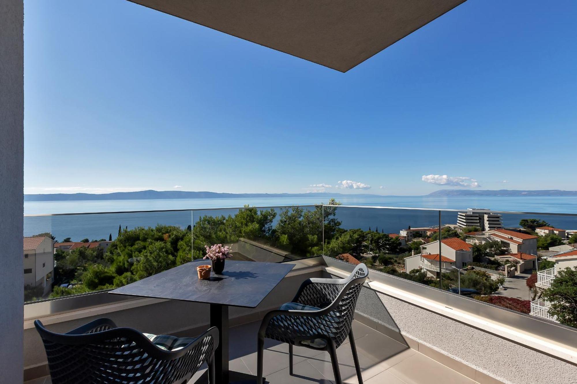 Golden Horizon Retreat Leilighet Podgora Eksteriør bilde